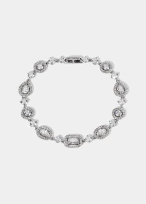 RADIANT CZ HALO LINE BRACELET