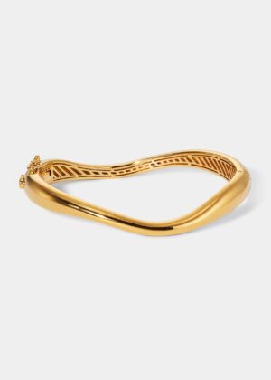ALMA METAL ORGANIC HINGE BRACELET