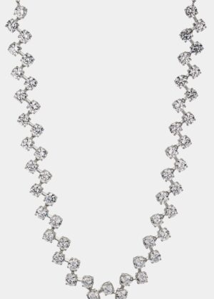HALLE CZ ADJUSTABLE CHOKER NECKLACE