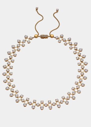 HALLE CZ STATEMENT ADJUSTABLE COLLAR NECKLACE