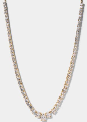 STELLAR CZ SLIDER COLLAR NECKLACE