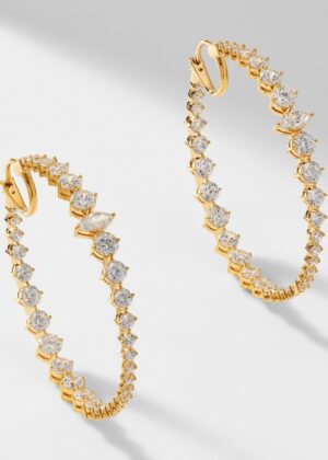 LEAH STATEMENT HOOP EARRINGS