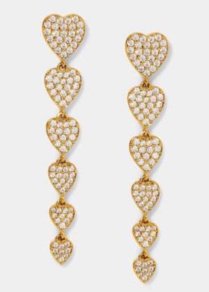 REAL LOVE CZ POST EARRINGS