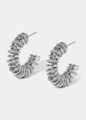 PISA COIL C HOOP EARRINGS