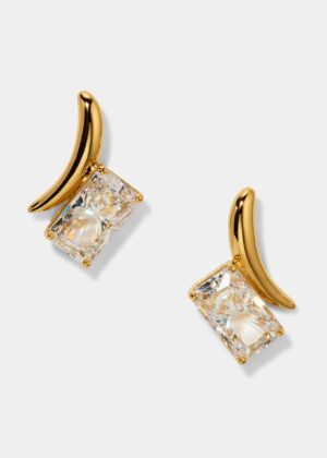 PHENOM EMERALD STUD EARRINGS