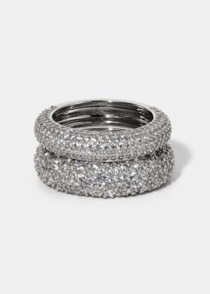 CRUSHED SET OF 2 RINGS