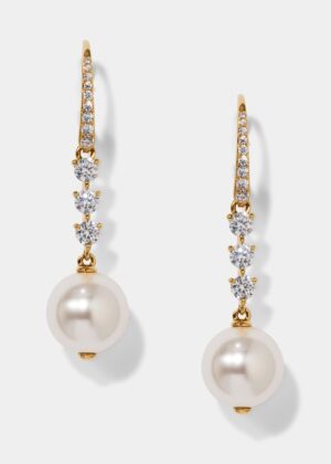 VENUS PEARL DROP LEVERBACK EARRINGS
